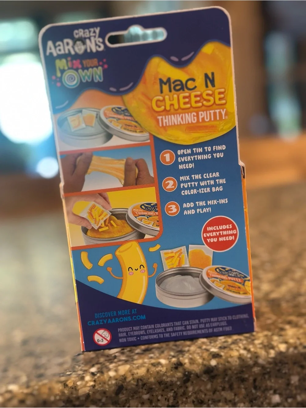 Mac N Cheese Thinking Crazy Aaron’s Putty - Yellow